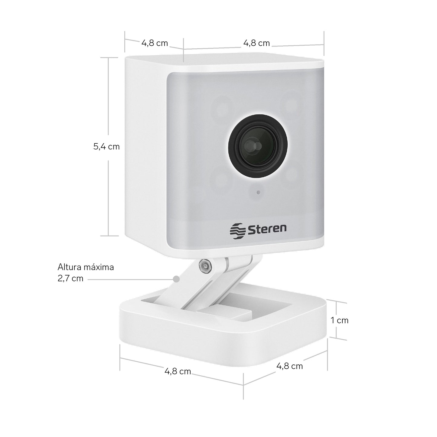 Mini cámara de seguridad Wi-Fi 6, 4 Mpx fija, doble banda / CCTV-625