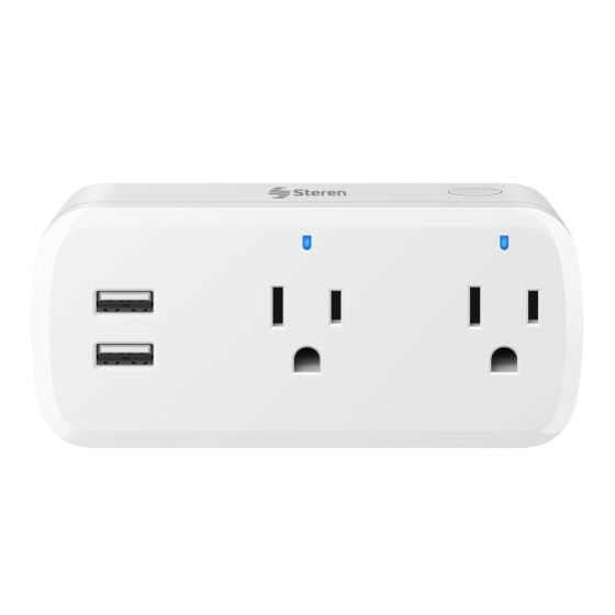 Contacto Wi-Fi* doble con cargador USB Wi-Fi* doble / SHOME-131