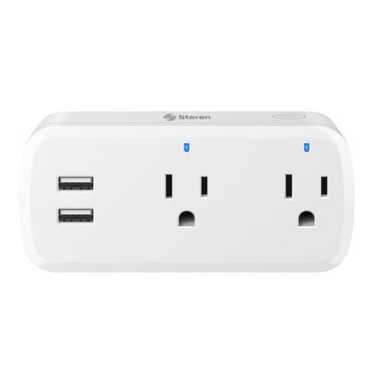 Contacto Wi-Fi* doble con cargador USB Wi-Fi* doble / SHOME-131