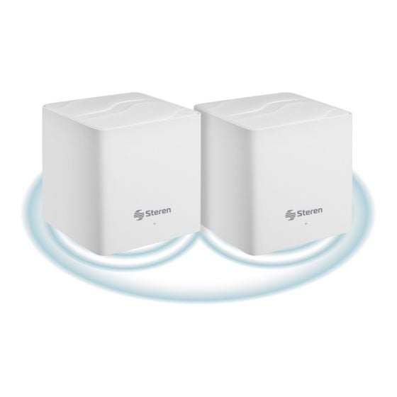 Sistema Smart Wi-Fi 6 MESH doble AX1500 2,4 GHz y 5 GHz, hasta 30 m de alcance por módulo / MESH-200+