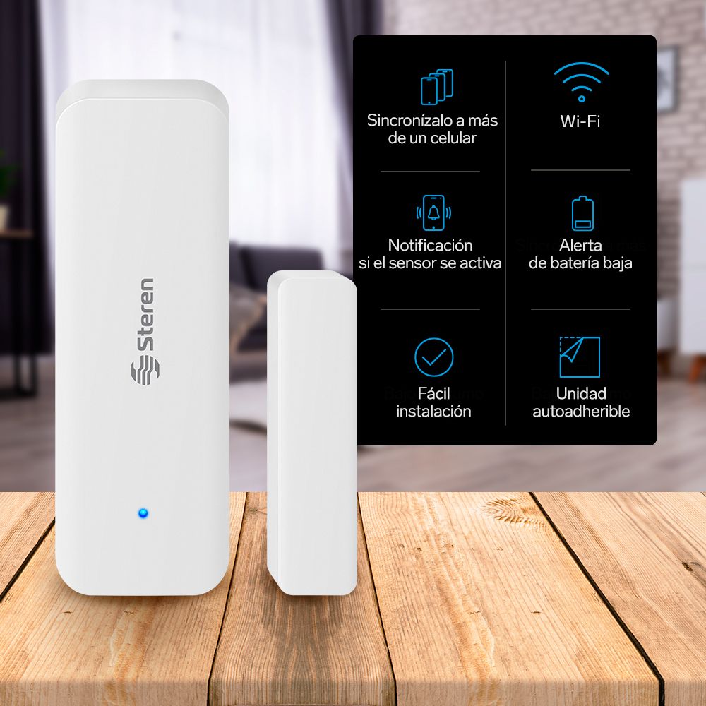 Sensor Wi-Fi* para puerta o ventana / SHOME-142