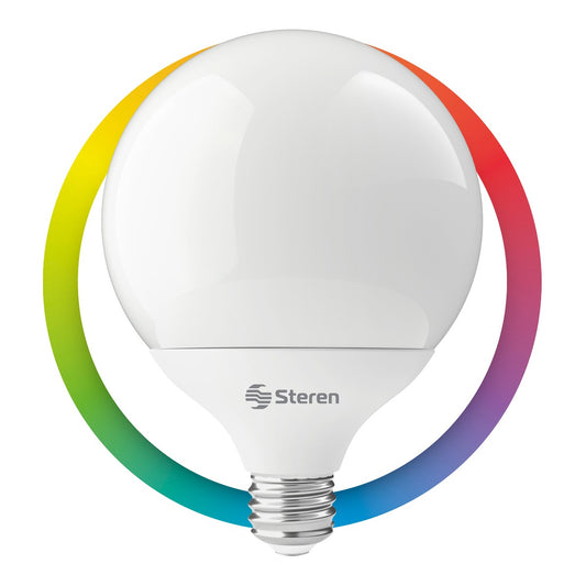 Foco LED Wi-Fi multicolor, 15 W / SHOME-122