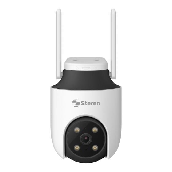 Cámara de seguridad Wi-Fi* 6 / Ethernet 8 Mpx robotizada con seguidor de movimiento para exterior, doble banda / CCTV-638