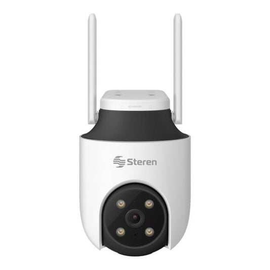 Cámara de seguridad Wi-Fi* 6 / Ethernet 8 Mpx robotizada con seguidor de movimiento para exterior, doble banda / CCTV-638