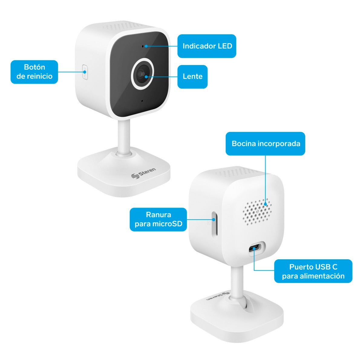 Cámara de seguridad Wi-Fi* 3 Mpx fija / CCTV-203