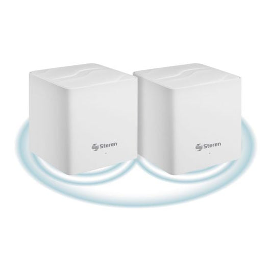 Sistema Smart Wi-Fi 6 MESH doble AX1500 2,4 GHz y 5 GHz, hasta 30 m de alcance por módulo / MESH-200+