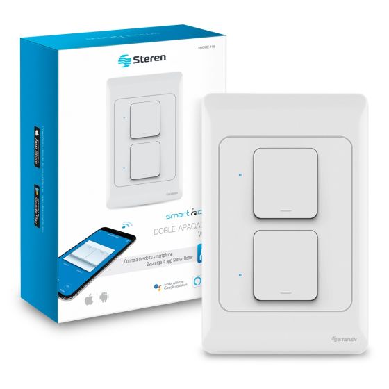 Apagador Wi-Fi* doble / SHOME-116