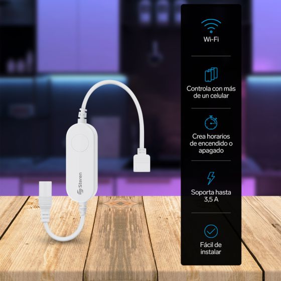 Controlador Wi-Fi* para tira LED RGB / SHOME-128
