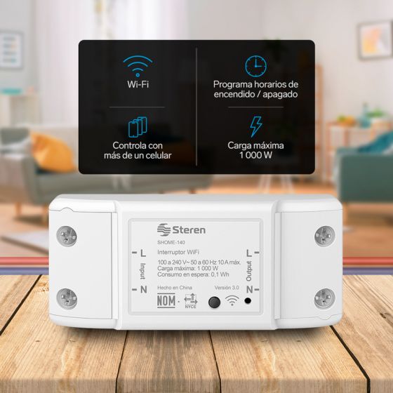Interruptor Wi-Fi* / SHOME-140