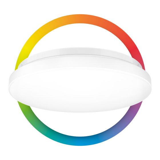 Lámpara LED Wi-Fi RGB+W multicolor de 18 W, para techo / SHOME-126