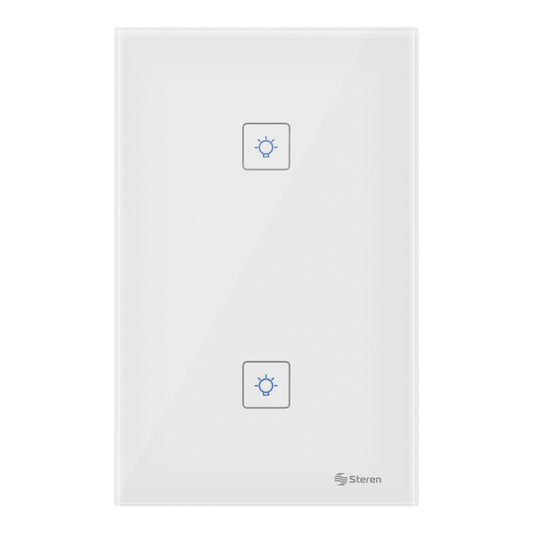 Apagador Wi-Fi* touch doble / SHOME-110