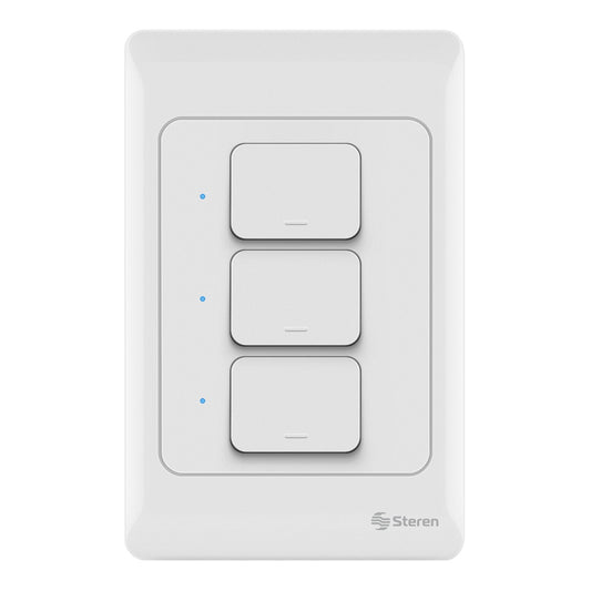Apagador Wi-Fi* triple / SHOME-117